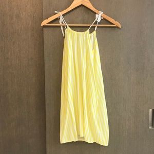 Yellow and White Sundress